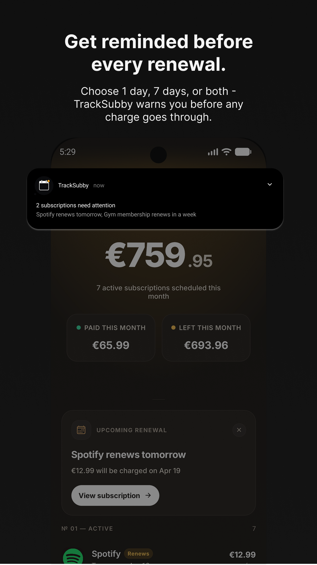 TrackSubby screenshot 3